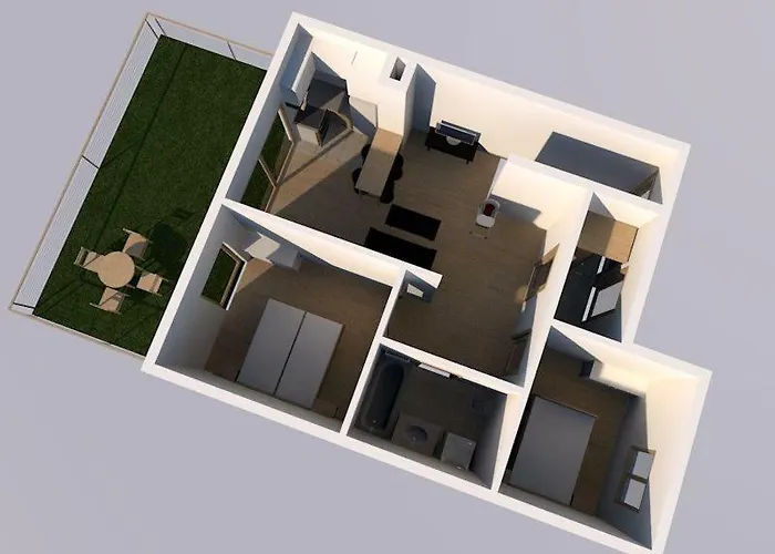 Apartman Lawendowy Zakatek - Klimatyzacja - Ogrodek - Prywatny Parking